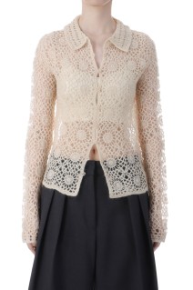 Mohair Crochet Knitshirts - IVORY (12520511)