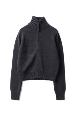 Compact Zip Knit - CHARCOAL GRAY(12520508)