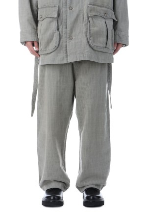 FADED STRIPE FATTY PANTS / GRAY (PC-003-3548)