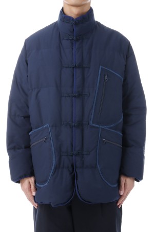 WEATHER CHINESE DOWN JACKET / NAVY (PC-026-2441)