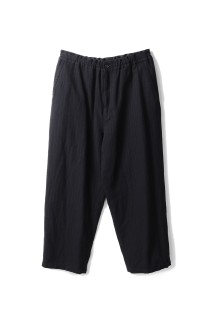 PIN STRIPE EASY PANTS / BLACK (PC-031-3612)