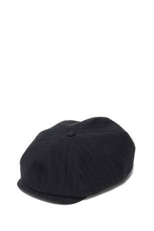 PIN STRIPE CASQUETTE / BLACK (PC-031-3652)