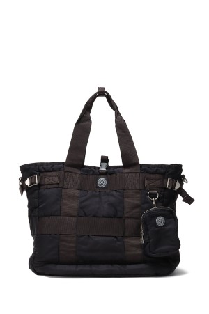 SUPER NYLON TOTE BAG / BLACK (PC-015-265)
