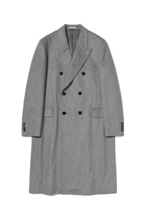 CASHMERE MOLESKIN COAT - TOP GRAY (A25AC05CM)