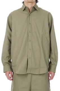 NEW BASIC SNAP SHIRTS  - KHAKI (ACY-25SS-001)