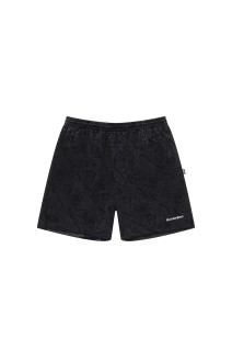 PAISLEY VELOUR SHORTS/ BLACK (BEPSS25PA23)