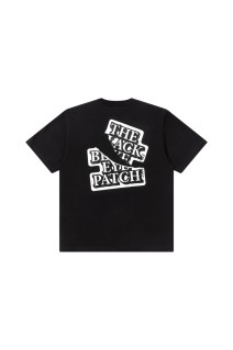 TORN OG LABEL TEE/ BLACK (BEPSS25TE27)