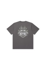 FLAME RIDER LOGO TEE/ CHARCOAL (BEPSS25TE49)
