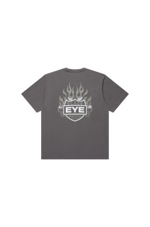 FLAME RIDER LOGO TEE/ CHARCOAL (BEPSS25TE49)