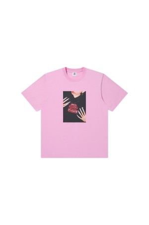 FRONT ROW GEM PHOTO TEE/ PINK (BEPSS25TE53)