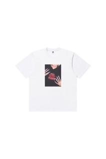 FRONT ROW GEM PHOTO TEE/ WHITE (BEPSS25TE53)
