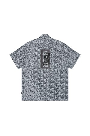 LEOPARD HWC OPEN COLLARED S/S SHIRT/ GRAY (BEPSS25TP29)