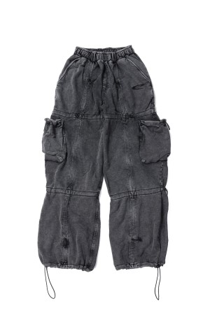 CPG ANOMALY CORD SWEAT PANTS - BLACK (25AW-CPG-10 / FS1890)