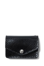 Compact Trucker Wallet (Python) / Black (RX-508)
