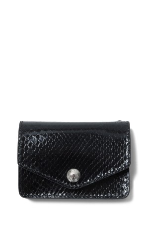 Compact Trucker Wallet (Python) / Black (RX-508)