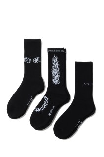 3 Pack Socks / Black (ABCAW25GD01)