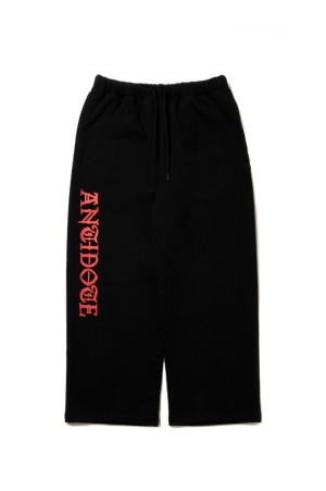 Over Sized Logo Sweat Pants / Black (ABCAW25OS05)