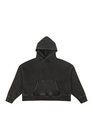 HEAVY HOOD / WASHED BLACK (UNU-25-1012-WB)