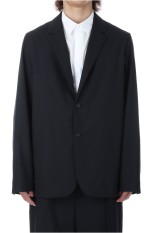 WOOL TORPICAL TAILORED JACKET - BLACK(005) (JKAGGW0700)