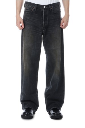 LOOSE DENIM JEANS - BLACK (ST.1234)