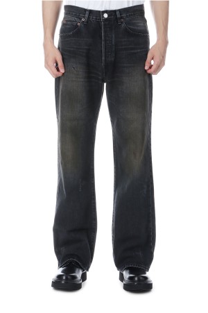 FLARE DENIM JEANS - BLACK (ST.1235)