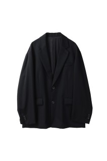 OVERSIZED SINGLE BREASTED JACKET - BLACK (ST.1251)