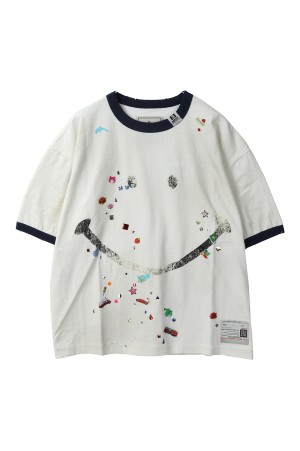 SMILYFACE PT SK TEE -WHITE(B14TS601)