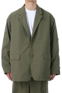 TECH LOOSE 2B JACKET RIPSTOP - OLIVE (BJ-30025W)