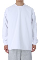 TECH DRAWSTRING TEE L/S - WHITE (BE-31025W)