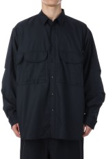 TECH FISHING SHIRT L/S - BLACK (BE-84025W)