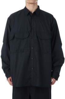 TECH FISHING SHIRT L/S - BLACK (BE-84025W)