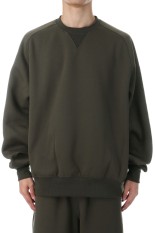 TECH SWEAT CREW FREEDOM SLEEVE - BROWN KHAKI (BE-51025W)