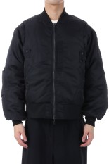 TECH 2WAY MA-1 DOWN JACKET - BLACK (BW-40025W)