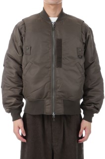 TECH 2WAY MA-1 DOWN JACKET - BROWN KHAKI (BW-40025W)