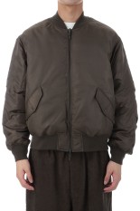 TECH REVERSIBLE MA-1 INNER DOWN JACKET - BROWN KHAKI (BW-43025W)