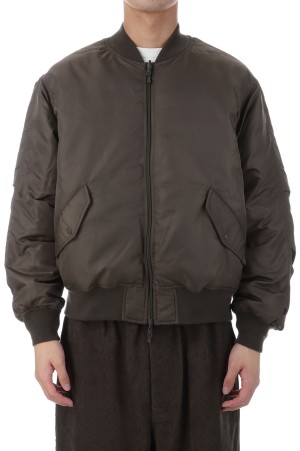 TECH REVERSIBLE MA-1 INNER DOWN JACKET - BROWN KHAKI (BW-43025W)