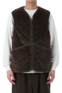TECH REVERSIBLE BRITISH HUNTER FUR VEST - D.GREEN (BJ-44025W)