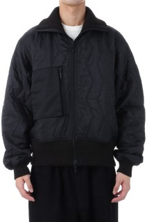 TECH ARMY QUILTING HIGH NECK JACKET - BLACK (BW-44025W)