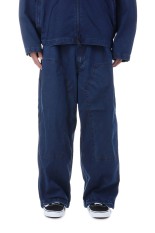 Indigo Field Double Knee Pants - Indigo (N25FC002)