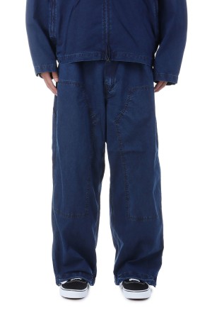 Indigo Field Double Knee Pants - Indigo (N25FC002)