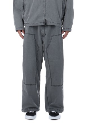 Indigo Field Double Knee Pants - Gray (N25FC002)