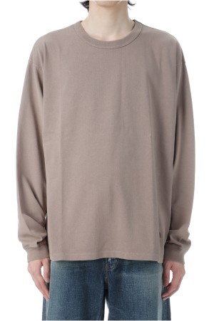 Garment Dyed Field Long Sleeve Tee - Tan (N25FT009)