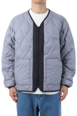 PERTEX QUANTUM PLAS Field Down Cardigan - Light Gray (N25FA036)