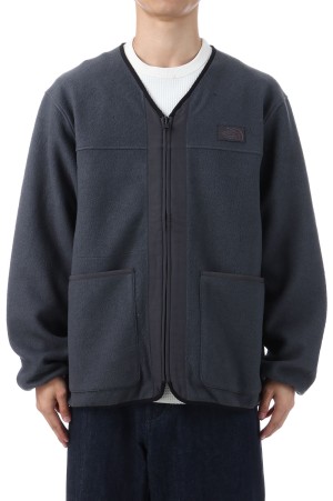 PLAS Fleece Field Cardigan - Asphalt Gray (N25FA037)