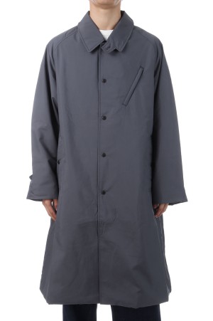 Insulation Soutien Collar Coat - Asphalt Gray (N25FB039)