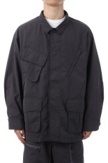 Brushed Weather Stroll Field Jacket - Asphalt Gray (N25FA040)