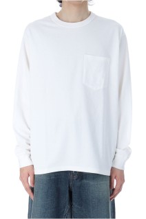7oz Field Long Sleeve Pocket Tee - Off White (N25FT063)
