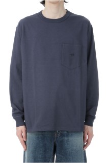 7oz Field Long Sleeve Pocket Tee - Asphalt Gray (N25FT063)