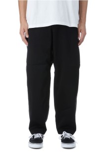 Chino Wide Tapered Field Pants - Black (N24FC076)