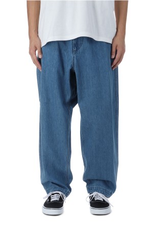 Denim Wide Tapered Field Pants - Indigo Bleach (N25FC068)